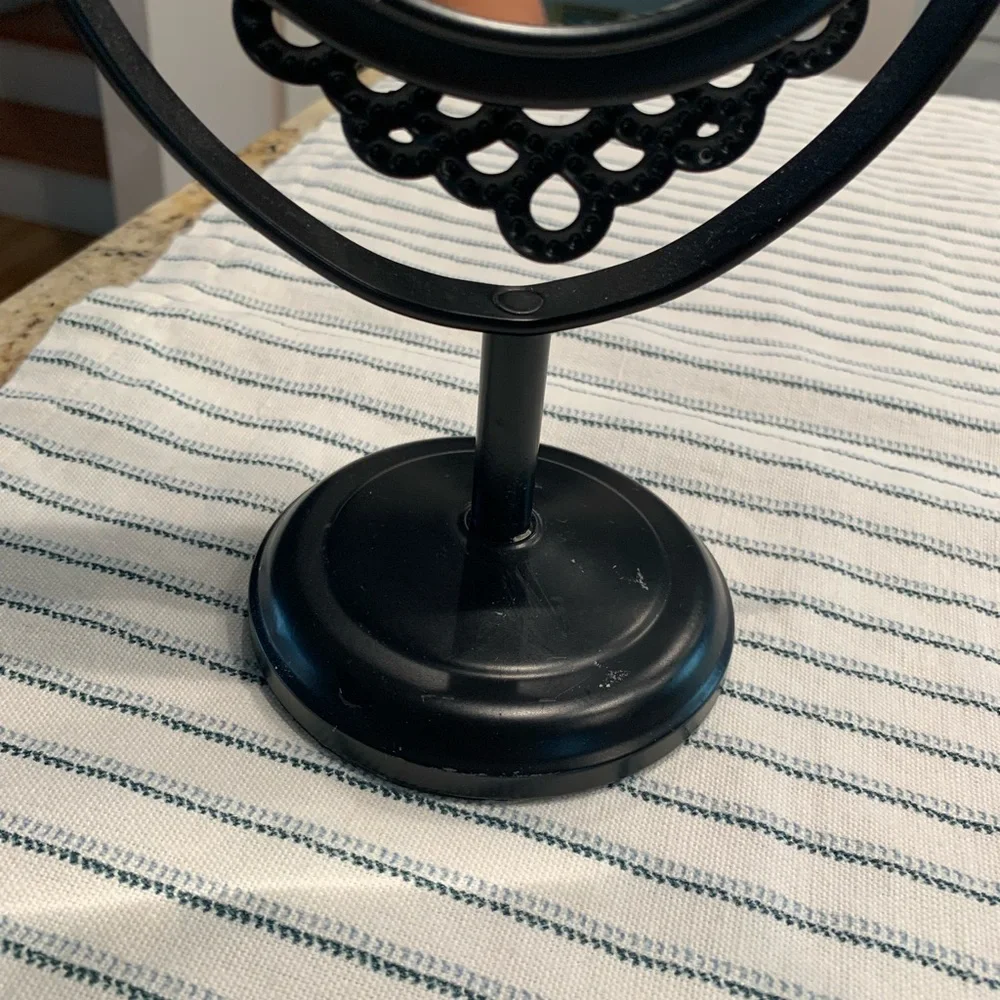 Elegant Black Vanity Double Sided Mirror